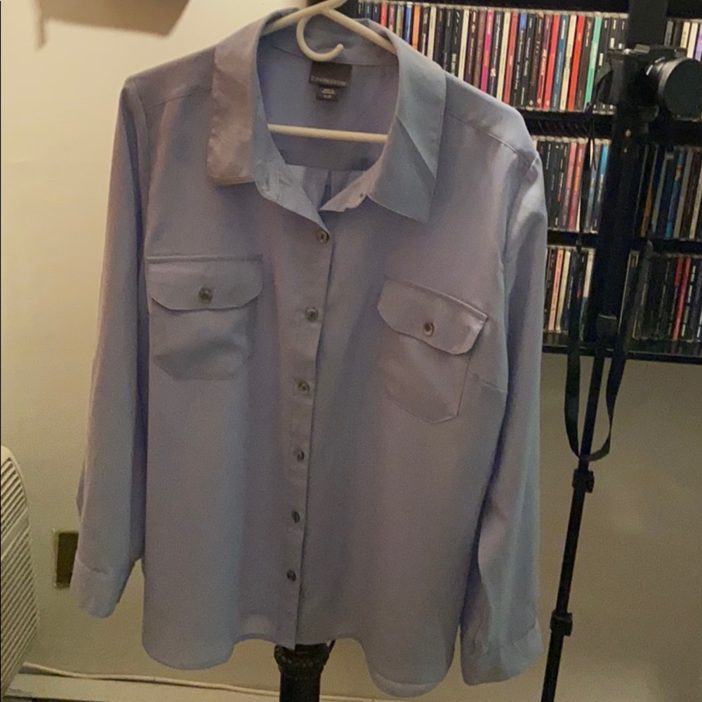 Covington XL Powder Blue Button Down Shirt.